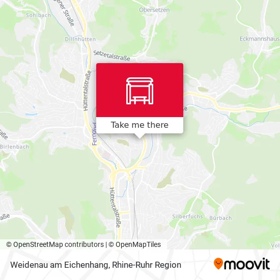 Карта Weidenau am Eichenhang