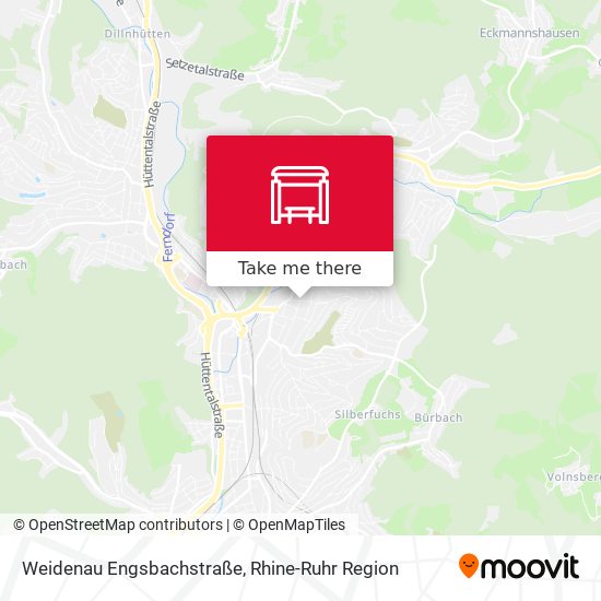 Weidenau Engsbachstraße map