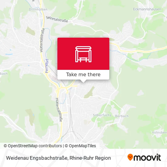 Карта Weidenau Engsbachstraße