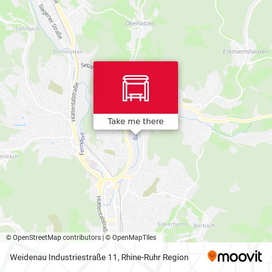Weidenau Industriestraße 11 map