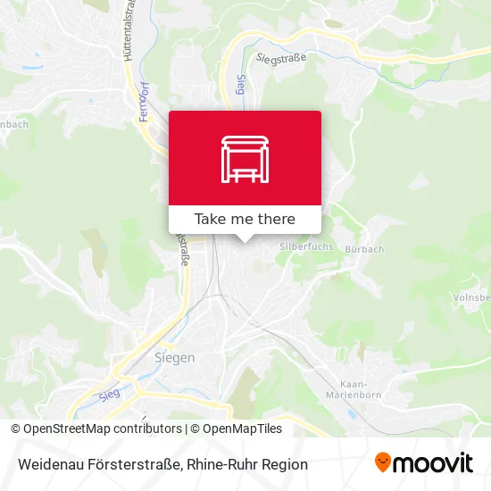 Weidenau Försterstraße map