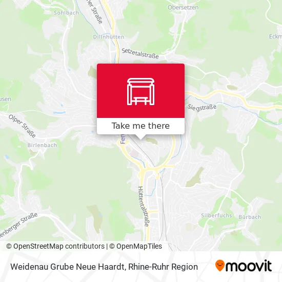 Карта Weidenau Grube Neue Haardt