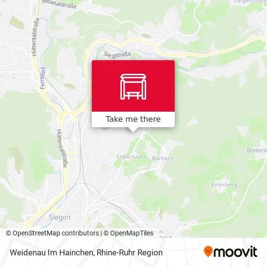 Карта Weidenau Im Hainchen