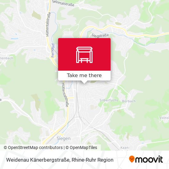 Weidenau Känerbergstraße map