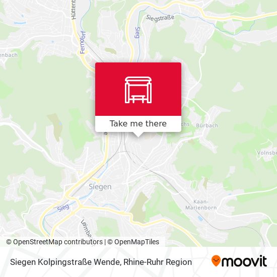 Siegen Kolpingstraße Wende map