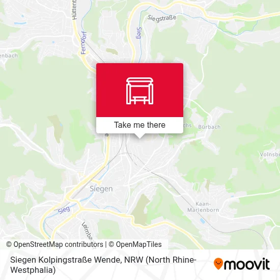 Siegen Kolpingstraße Wende map