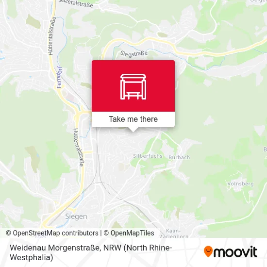 Weidenau Morgenstraße map