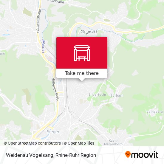 Карта Weidenau Vogelsang
