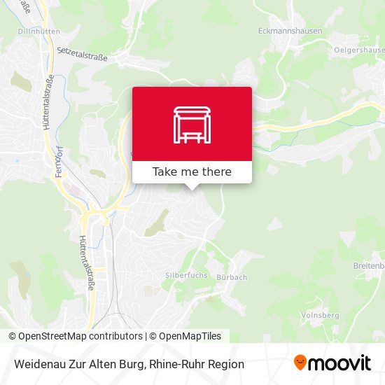 Weidenau Zur Alten Burg map