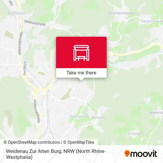 Карта Weidenau Zur Alten Burg