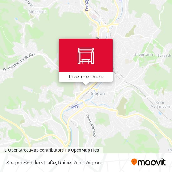 Siegen Schillerstraße map