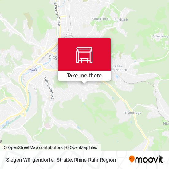 Siegen Würgendorfer Straße map