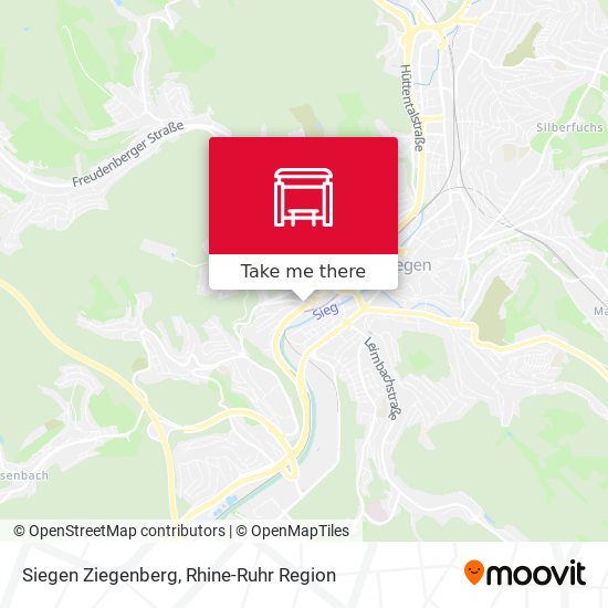 Siegen Ziegenberg map