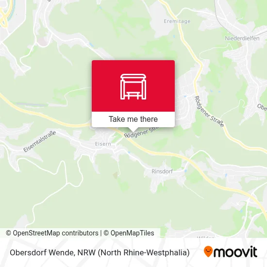 Obersdorf Wende map