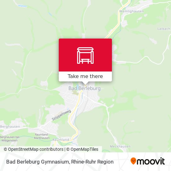 Bad Berleburg Gymnasium map