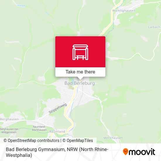 Bad Berleburg Gymnasium map