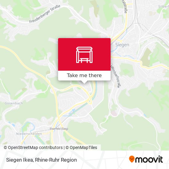 Siegen Ikea map