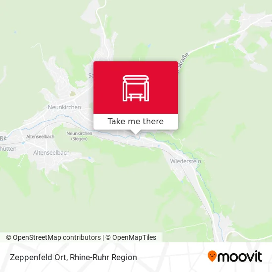 Карта Zeppenfeld Ort