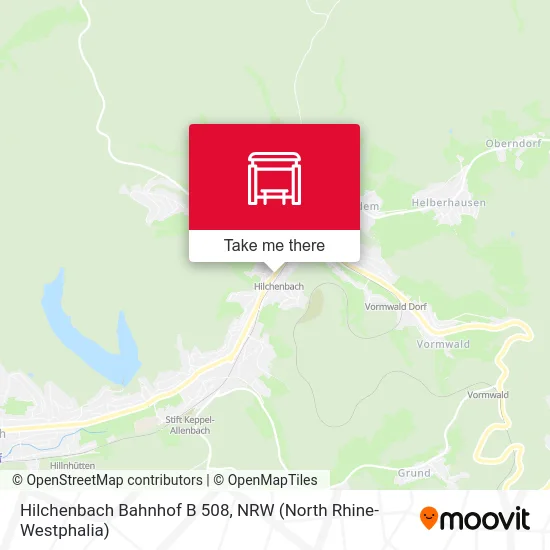 Hilchenbach Bahnhof B 508 map