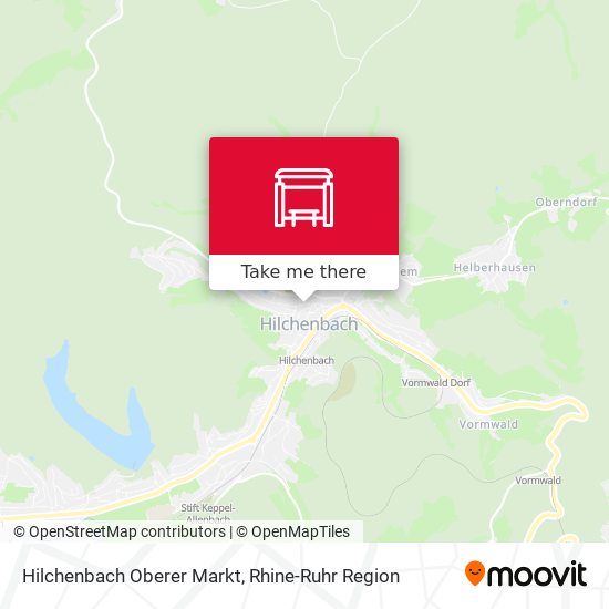 Hilchenbach Oberer Markt map