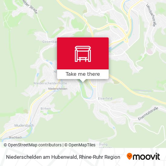 Niederschelden am Hubenwald map