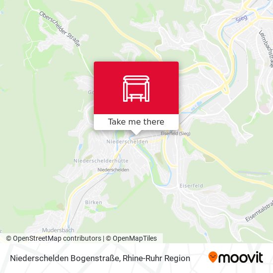 Niederschelden Bogenstraße map