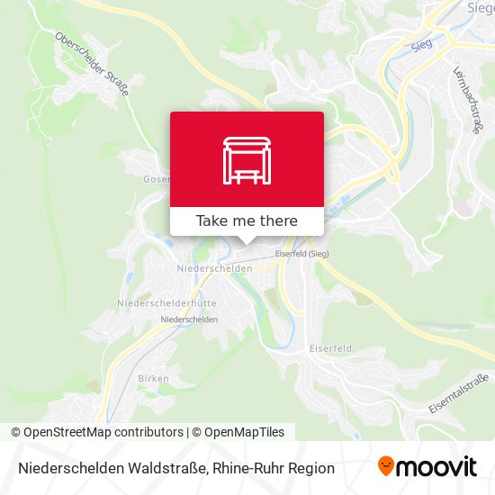 Niederschelden Waldstraße map