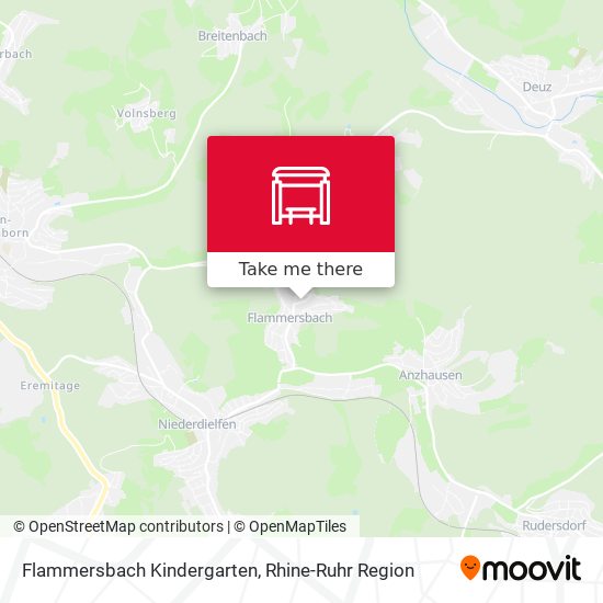 Flammersbach Kindergarten map