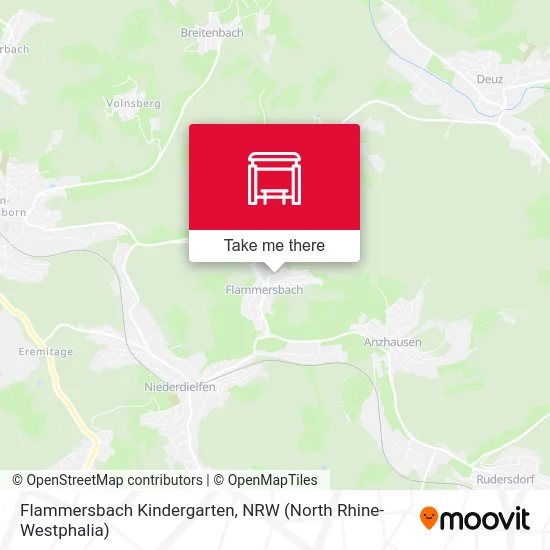 Flammersbach Kindergarten map