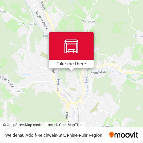 Weidenau Adolf-Reichwein-Str. map