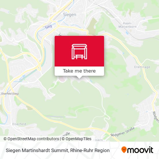 Siegen Martinshardt Summit map