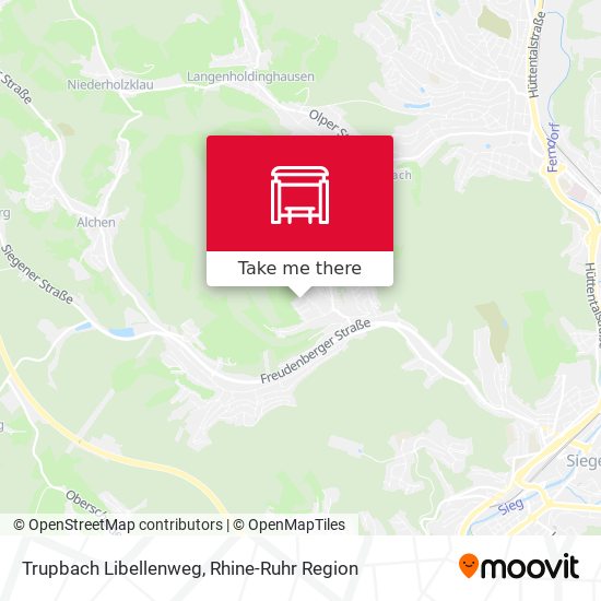 Trupbach Libellenweg map