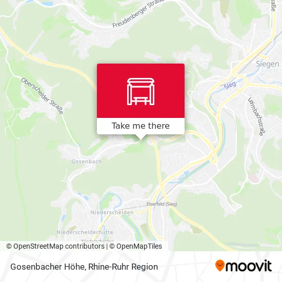 Карта Gosenbacher Höhe