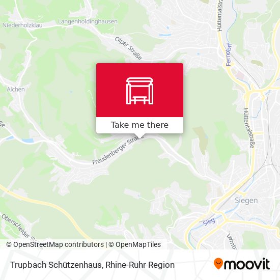 Trupbach Schützenhaus map