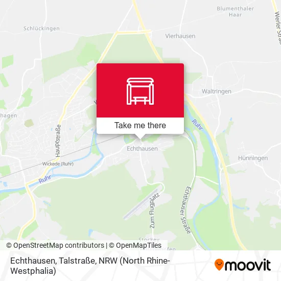 Карта Echthausen, Talstraße