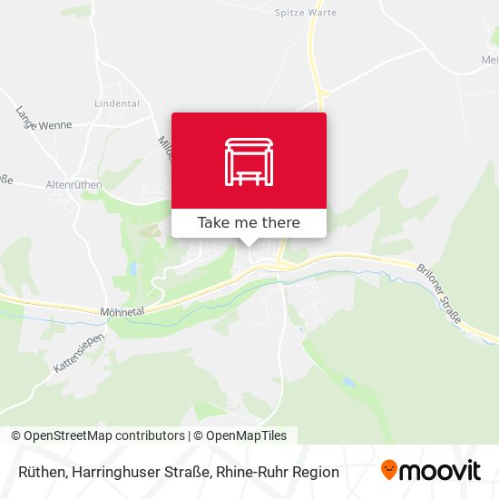 Rüthen, Harringhuser Straße map