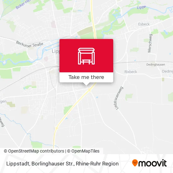 Карта Lippstadt, Borlinghauser Str.