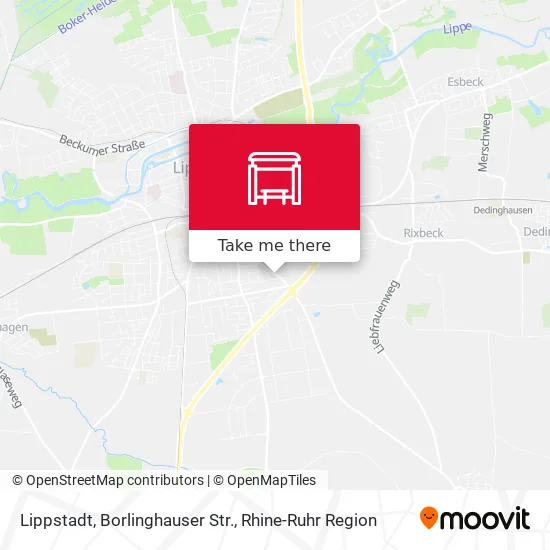 Карта Lippstadt, Borlinghauser Str.