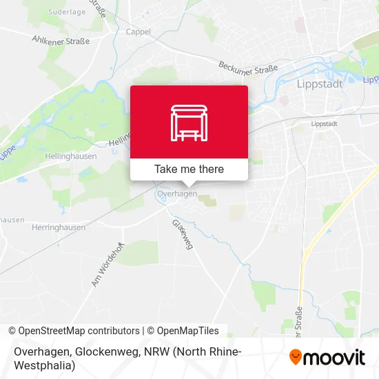 Overhagen, Glockenweg map