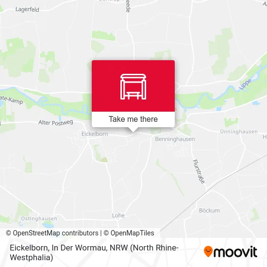 Eickelborn, In Der Wormau map