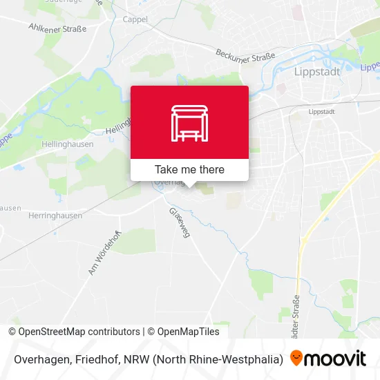 Overhagen, Friedhof map