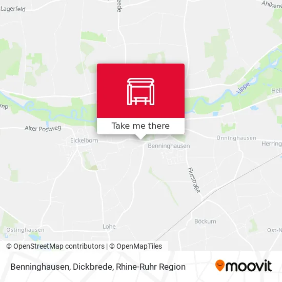 Карта Benninghausen, Dickbrede