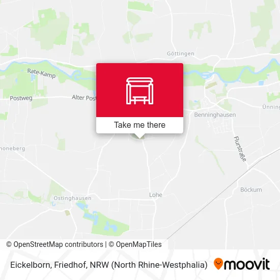 Eickelborn, Friedhof map