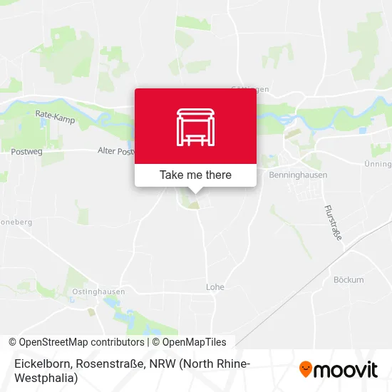 Eickelborn, Rosenstraße map