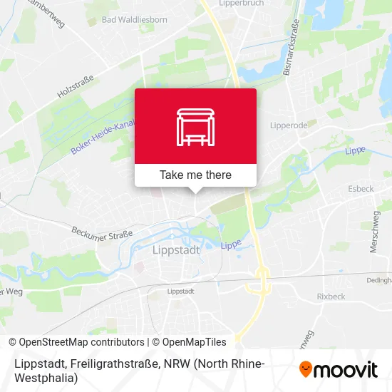 Lippstadt, Freiligrathstraße map