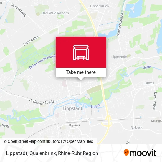 Карта Lippstadt, Qualenbrink