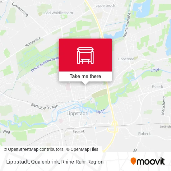 Карта Lippstadt, Qualenbrink