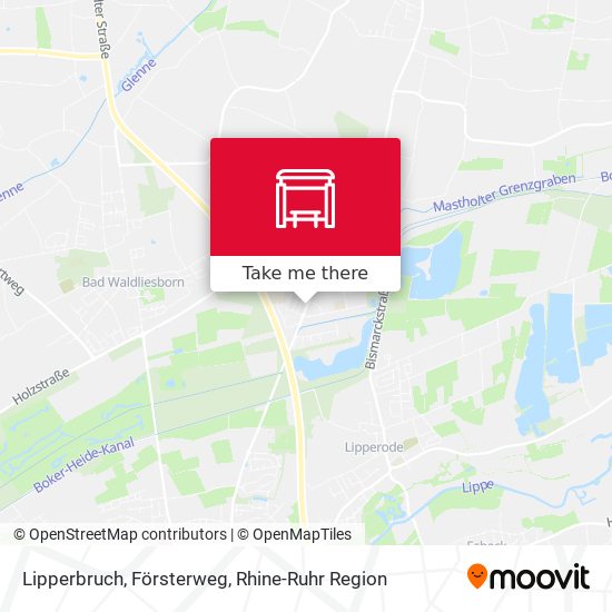 Lipperbruch, Försterweg map