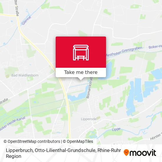 Карта Lipperbruch, Otto-Lilienthal-Grundschule