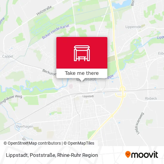 Карта Lippstadt, Poststraße